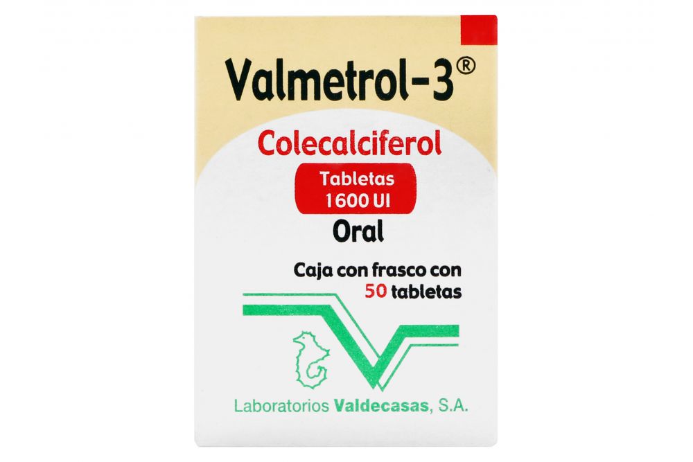 VALMETROL-3 1600 UI 50 TAB