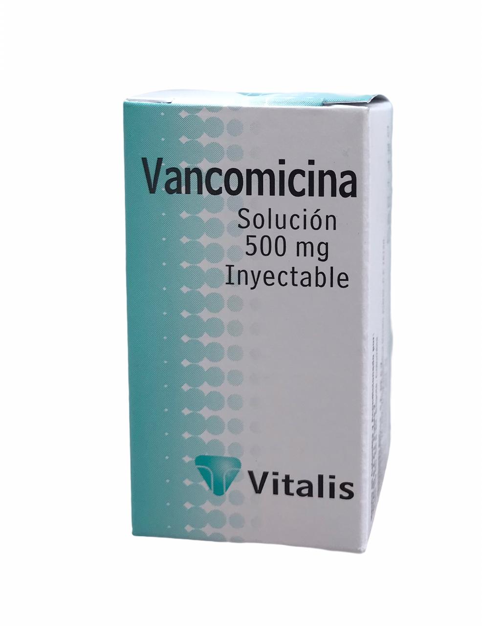 VANCOMICINA SOL INY 500MG  VITALIS