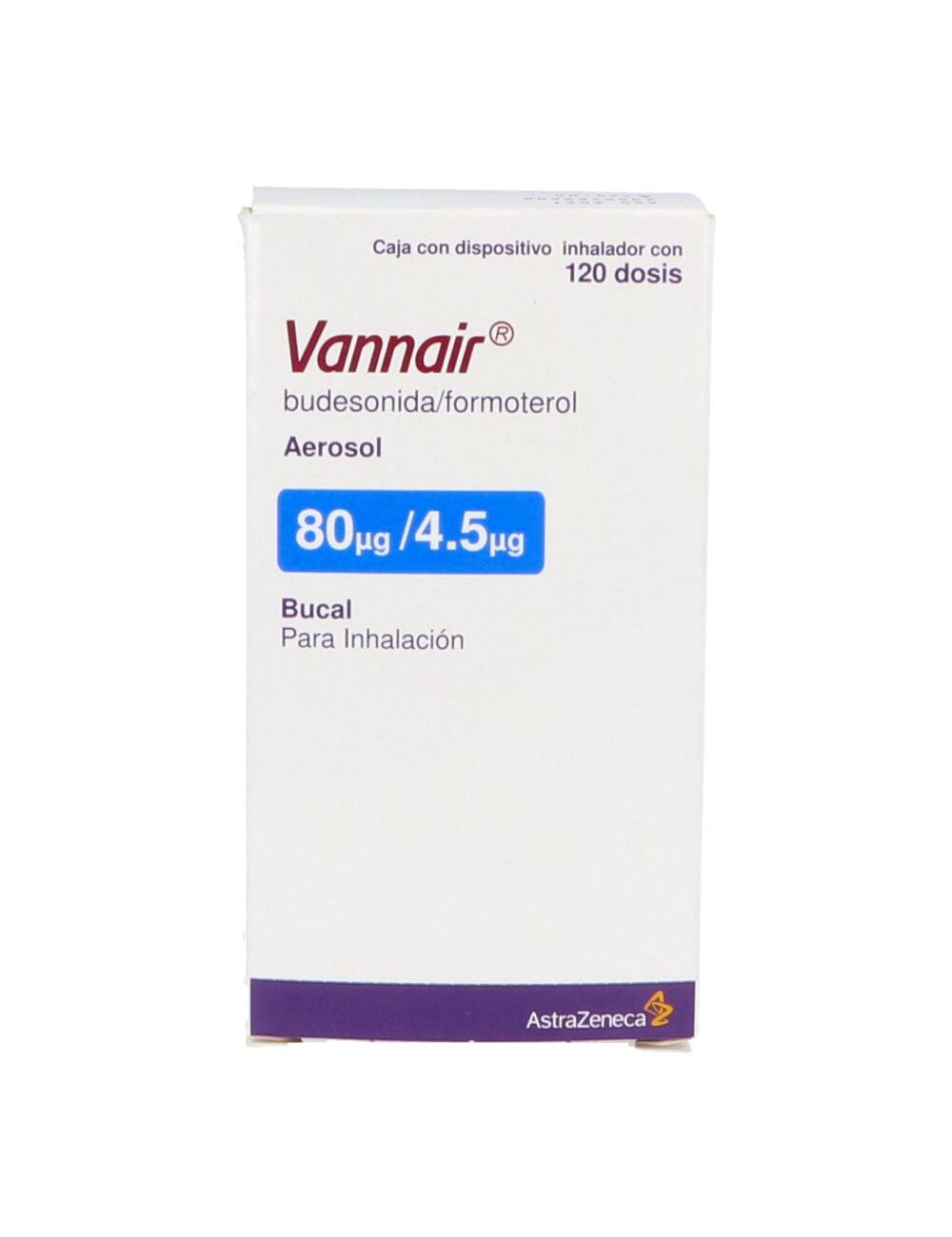 VANNAIR 80/4.5MCG AER 120 DOS