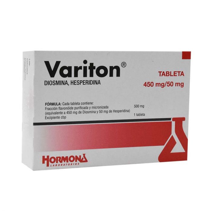 VARITON 450/50 MG 20 TAB