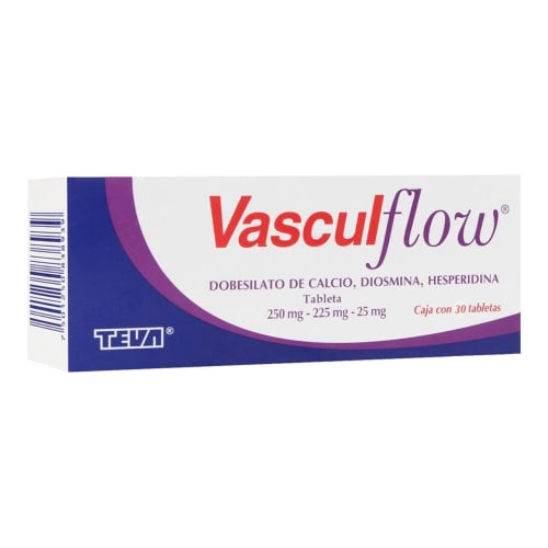 VASCUFLOW 250/225/25 MG 30 TAB