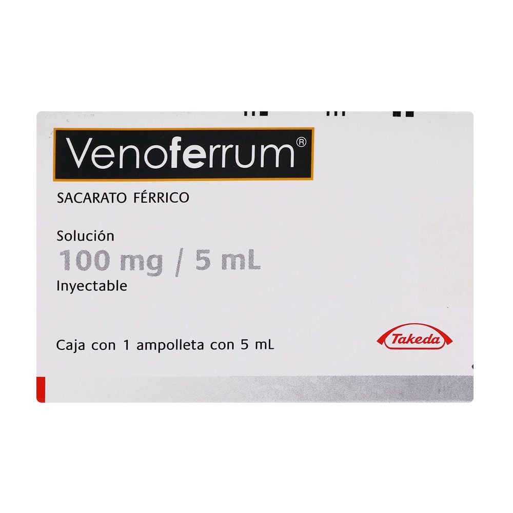 VENOFERRUM 100MG AMP 1X5 ML