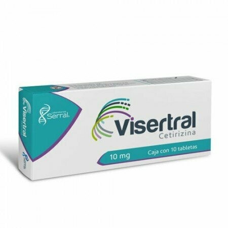 VISERTRAL 10 TAB 10 MG
