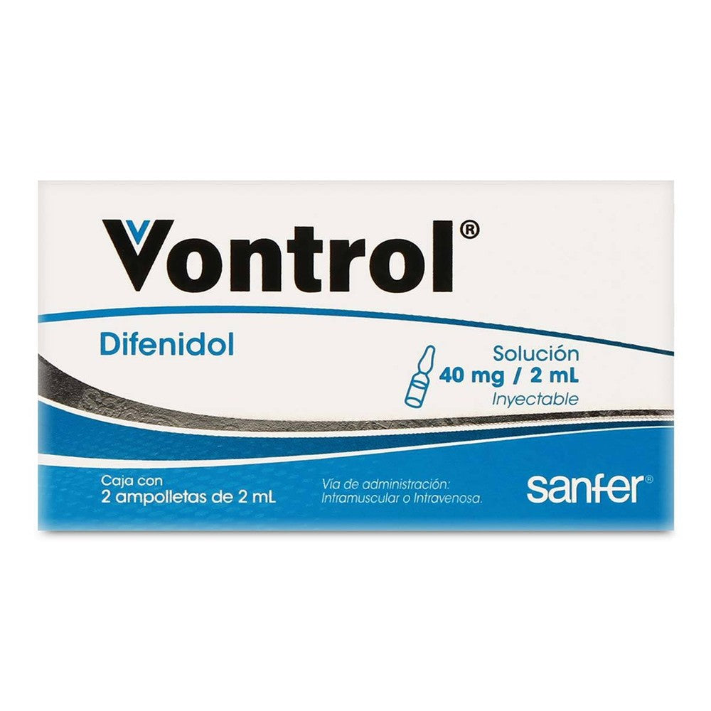 VONTROL 40 MG SOL INY 2X2ML AMP
