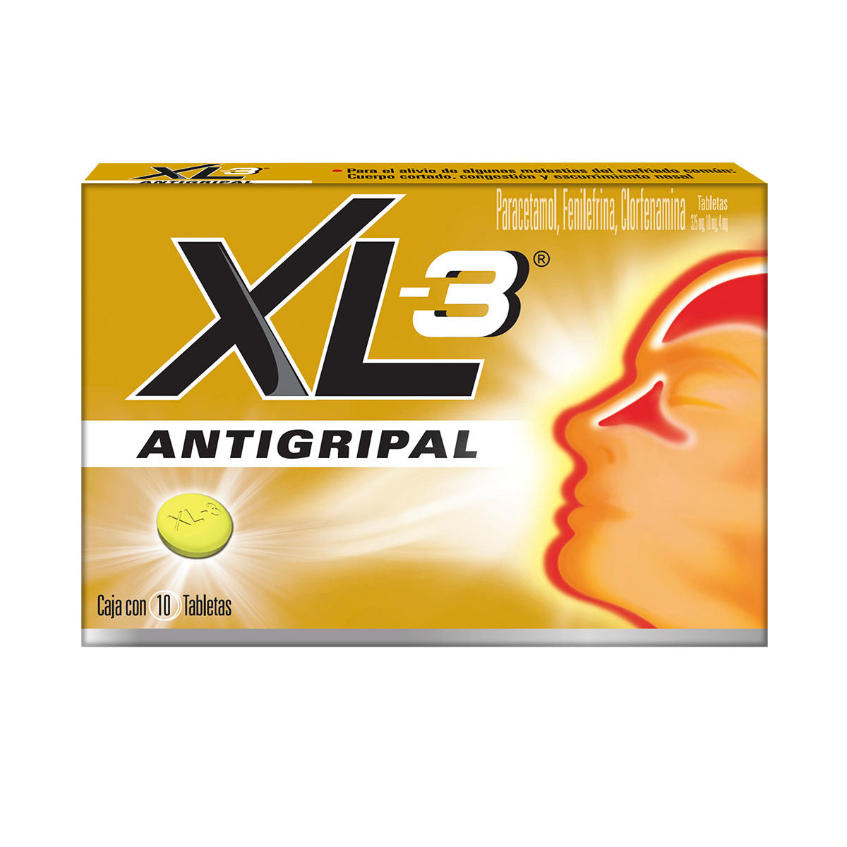XL-3 A-GRIPAL 325/10/4MG 10TAB