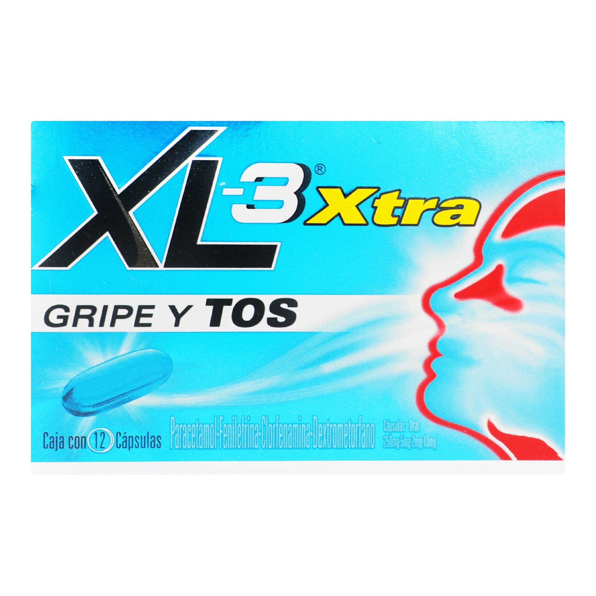 XL-3 XTRA GRIPA-TOS 12 CAPS