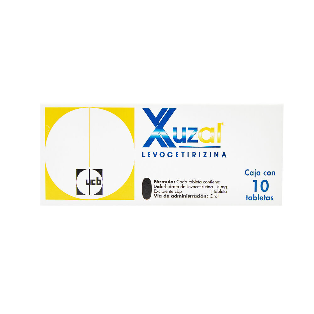 XUZAL 5 MG 10 TAB