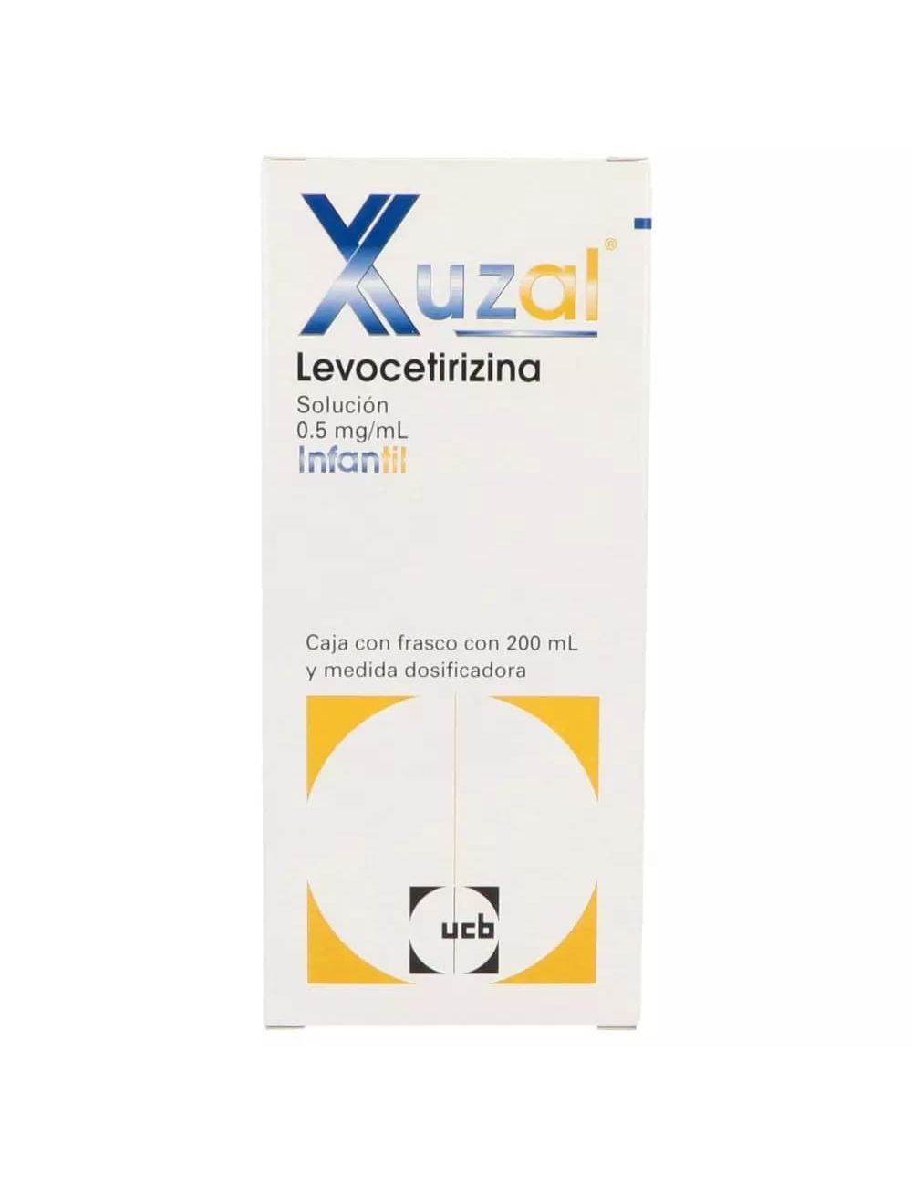 XUZAL 0.5MG INF SOL FCO 200 ML