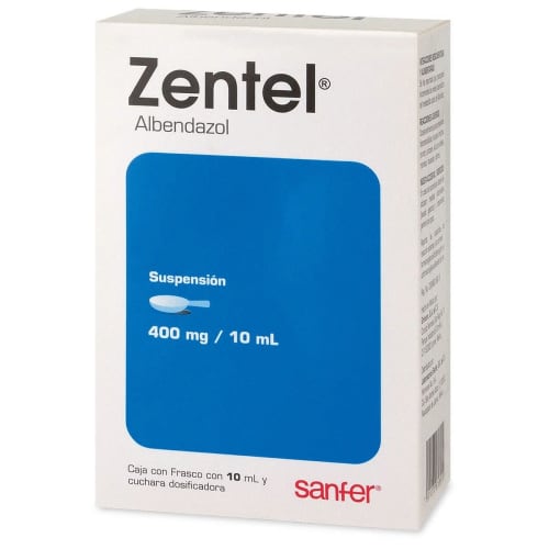 ZENTEL 400 MG 10 ML SUSP
