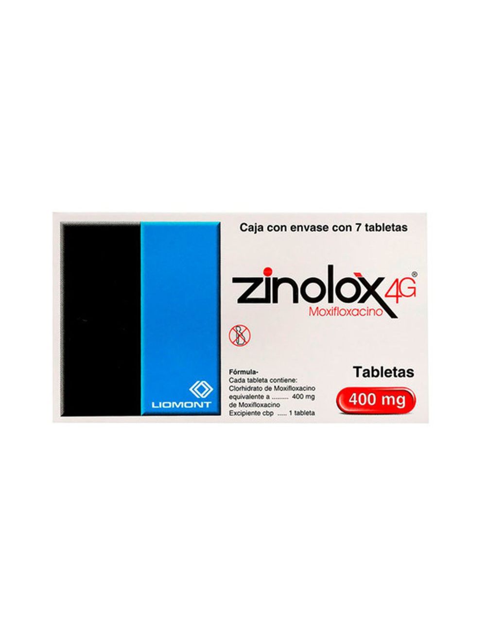 ZINOLOX4G 400 MG 7 TAB
