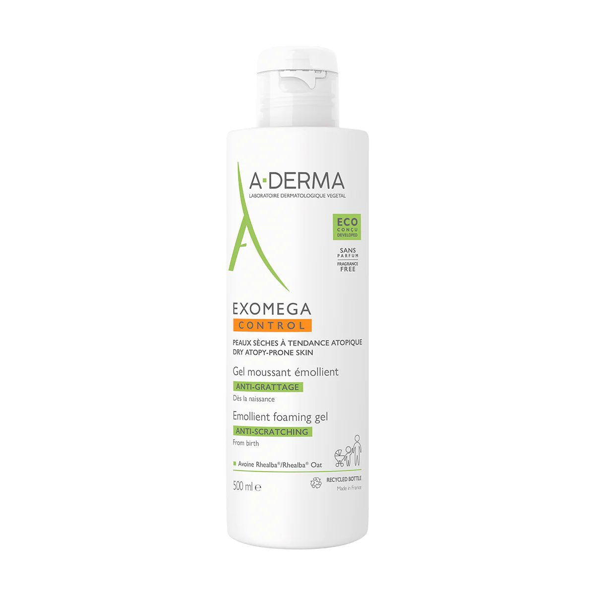 A-DERMA EXOMEGA GEL FAC-COR 500ML