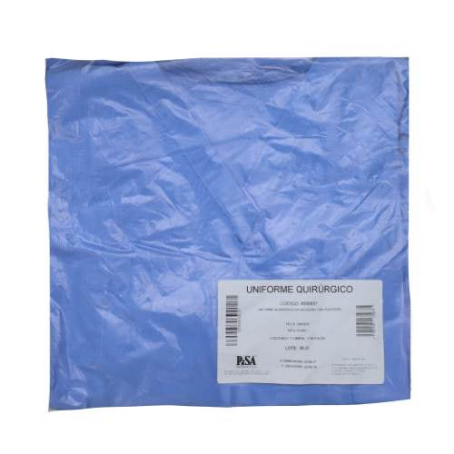 UNIFORME QX 50/50 ALG/POL CH AZUL CLARO