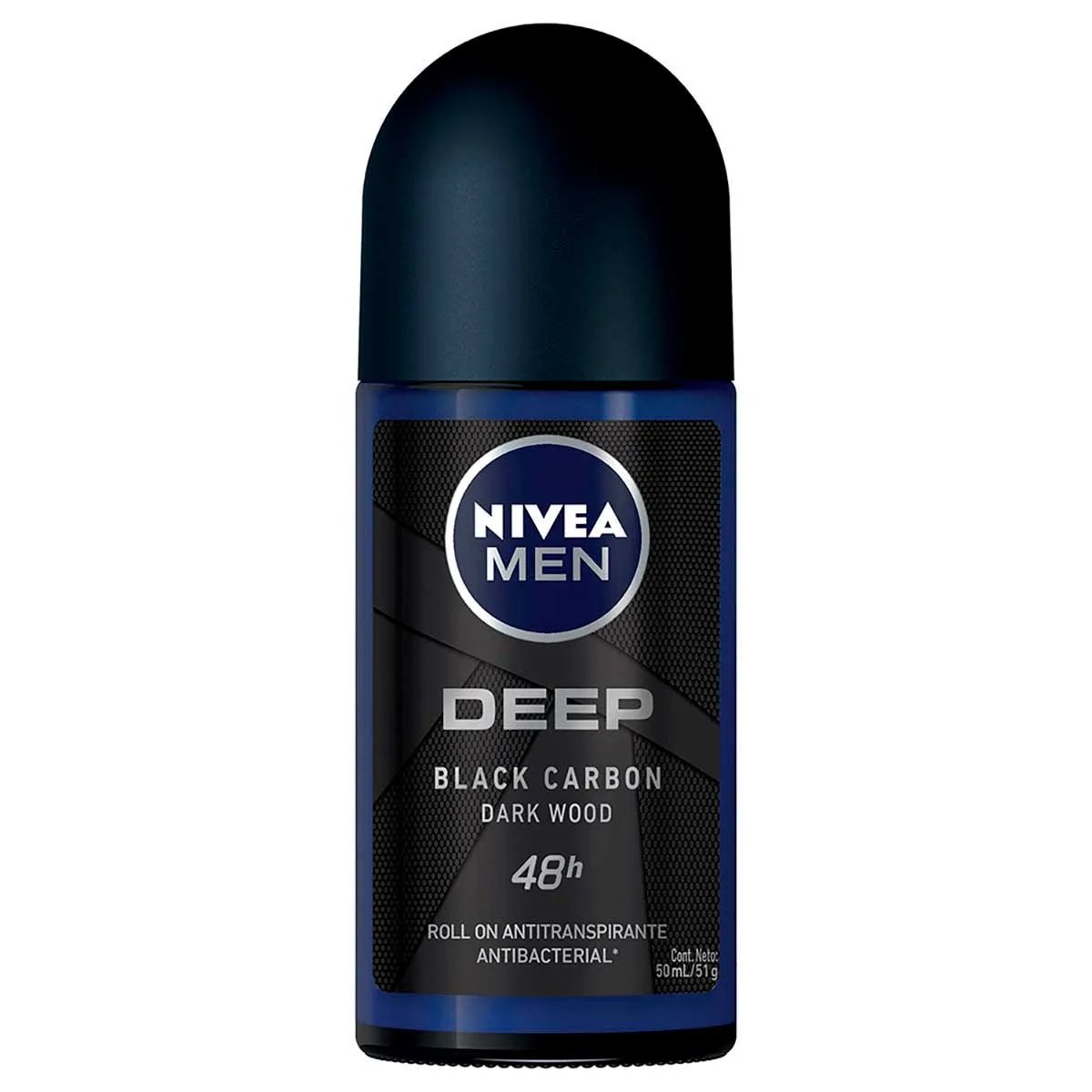 NIVEA DESOD MEN DEEP CARBO R-ON 50ML