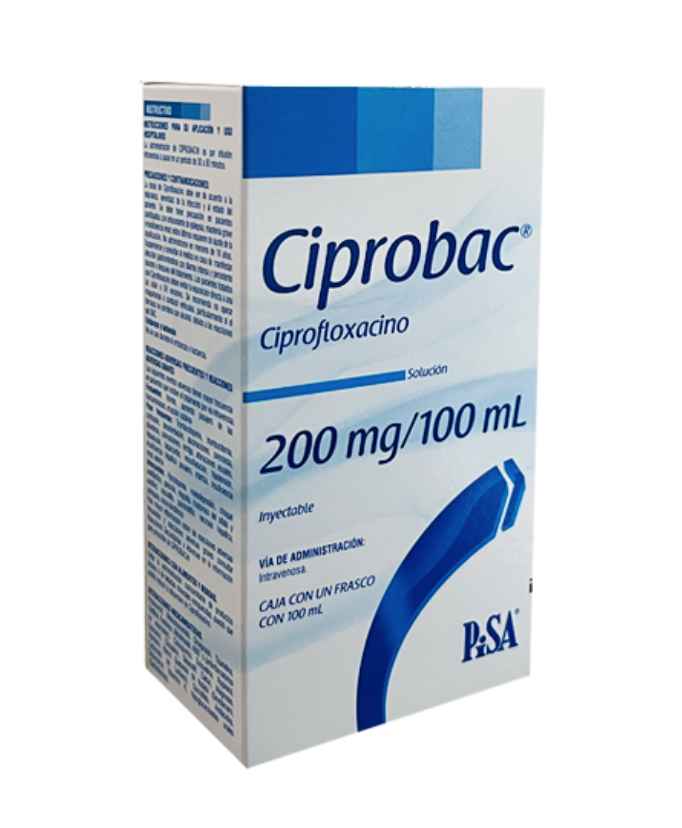 CIPROBAC 200MG/100ML C/1FCO MINIOVAL SI