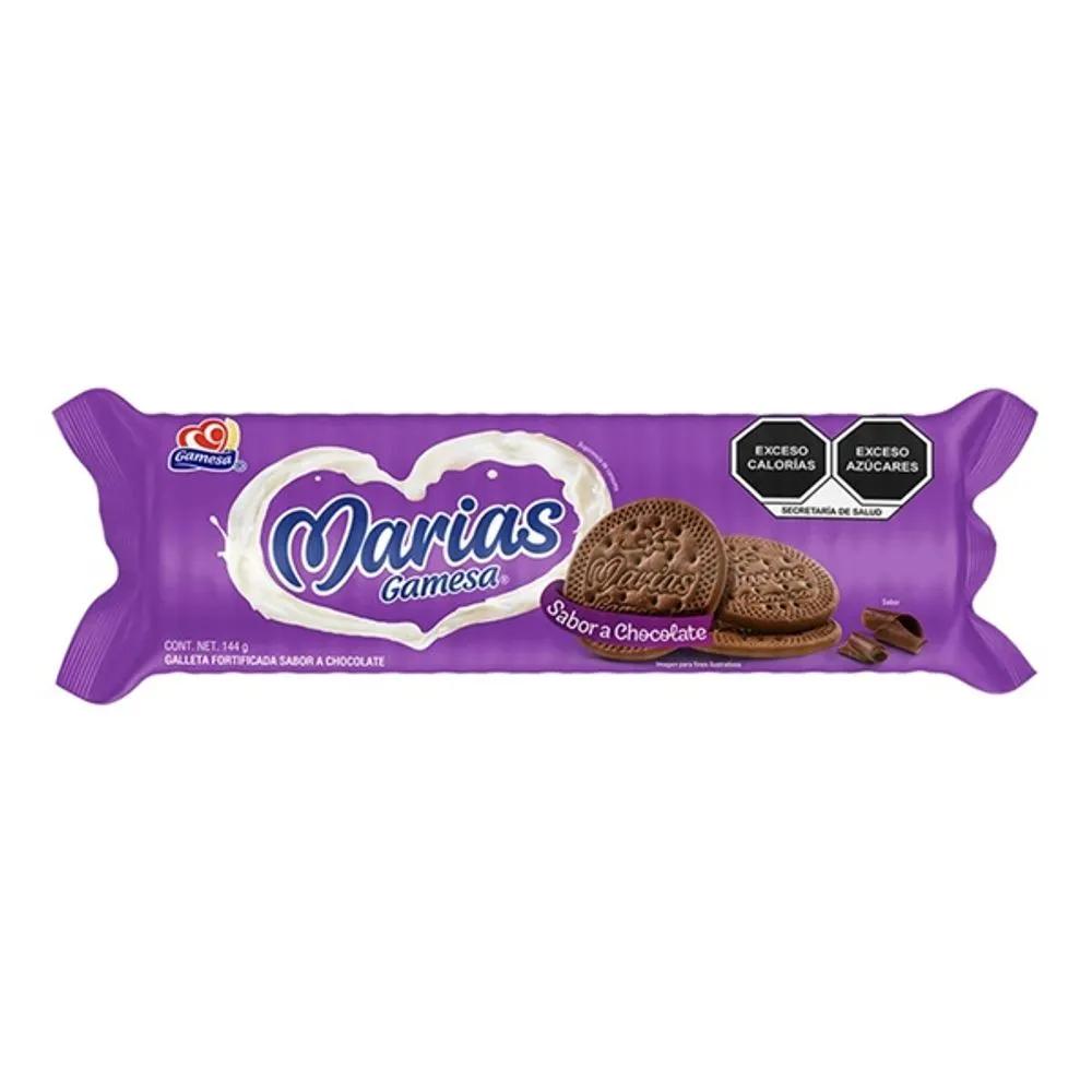MARIAS GAMESA CHOCOLATE TUBO 144GR