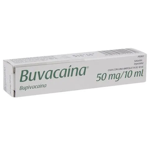 BUVACAINA 5MG/ML C/10ML 1AMP SI