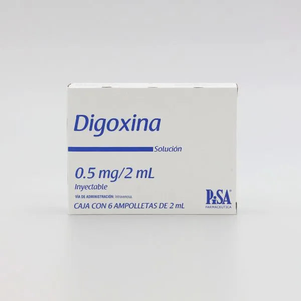 DIGOXINA 500McG/2ML C/6AMP SI