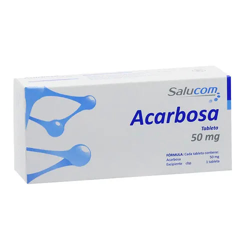 SM ACARBOSA 50MG C/30TAB