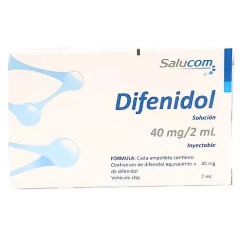 SM DIFENIDOL 40 MG/2ML C/2AMP SI