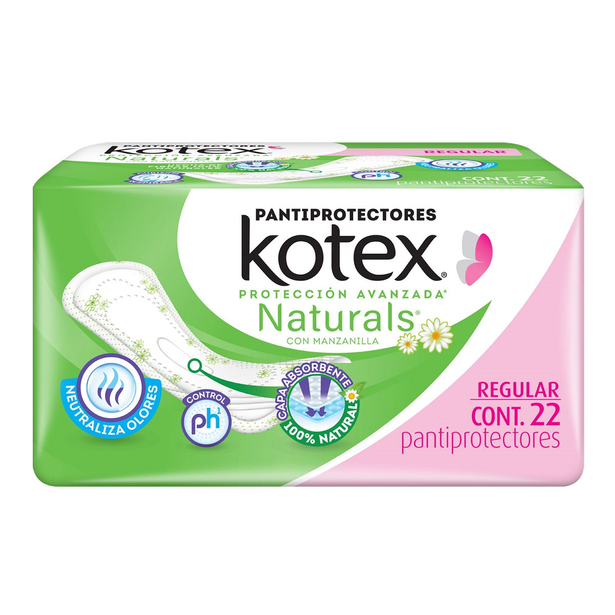 PANTY PROT KOTEX REGULAR MZNILLA 22