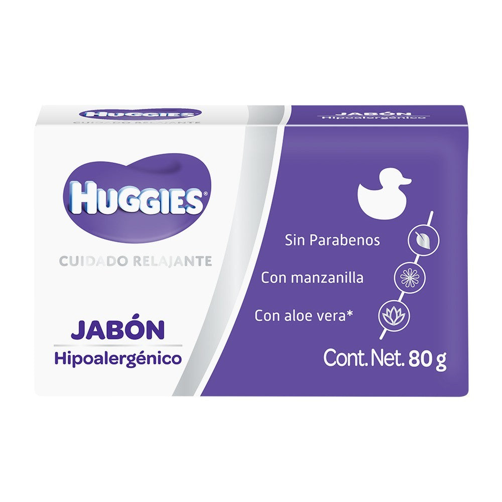 JBN HUGGIES S-LAVANDA EN BARRA 80G