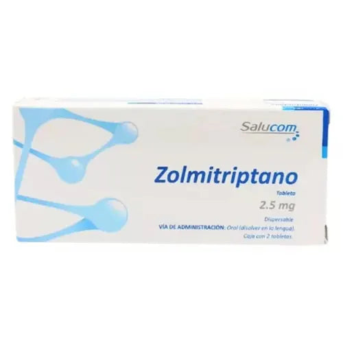 SM ZOLMITRIPTANO 2.5MG C/2TAB