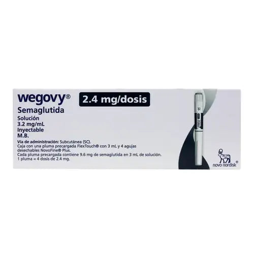 WEGOVY 2.4MG PLUMA 4 DOSIS 3.2MG