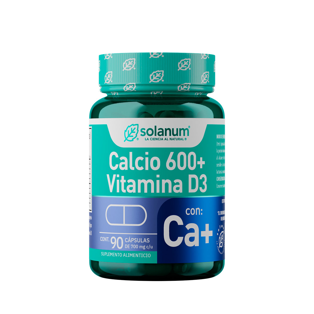 SOLANUM CA 600+VITD3 SALIM 90CAPS
