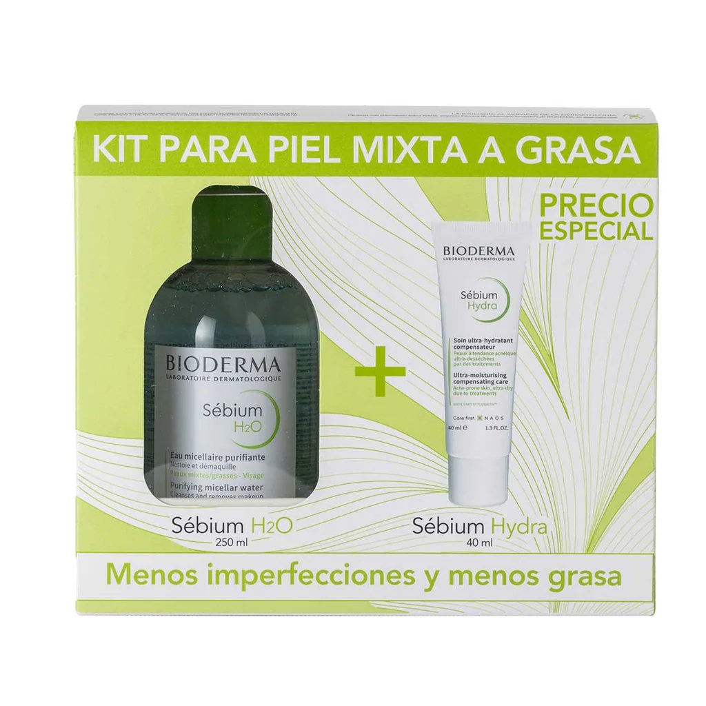 KIT SEBIUM H2O 250ML+ SEBIU HYDRAN