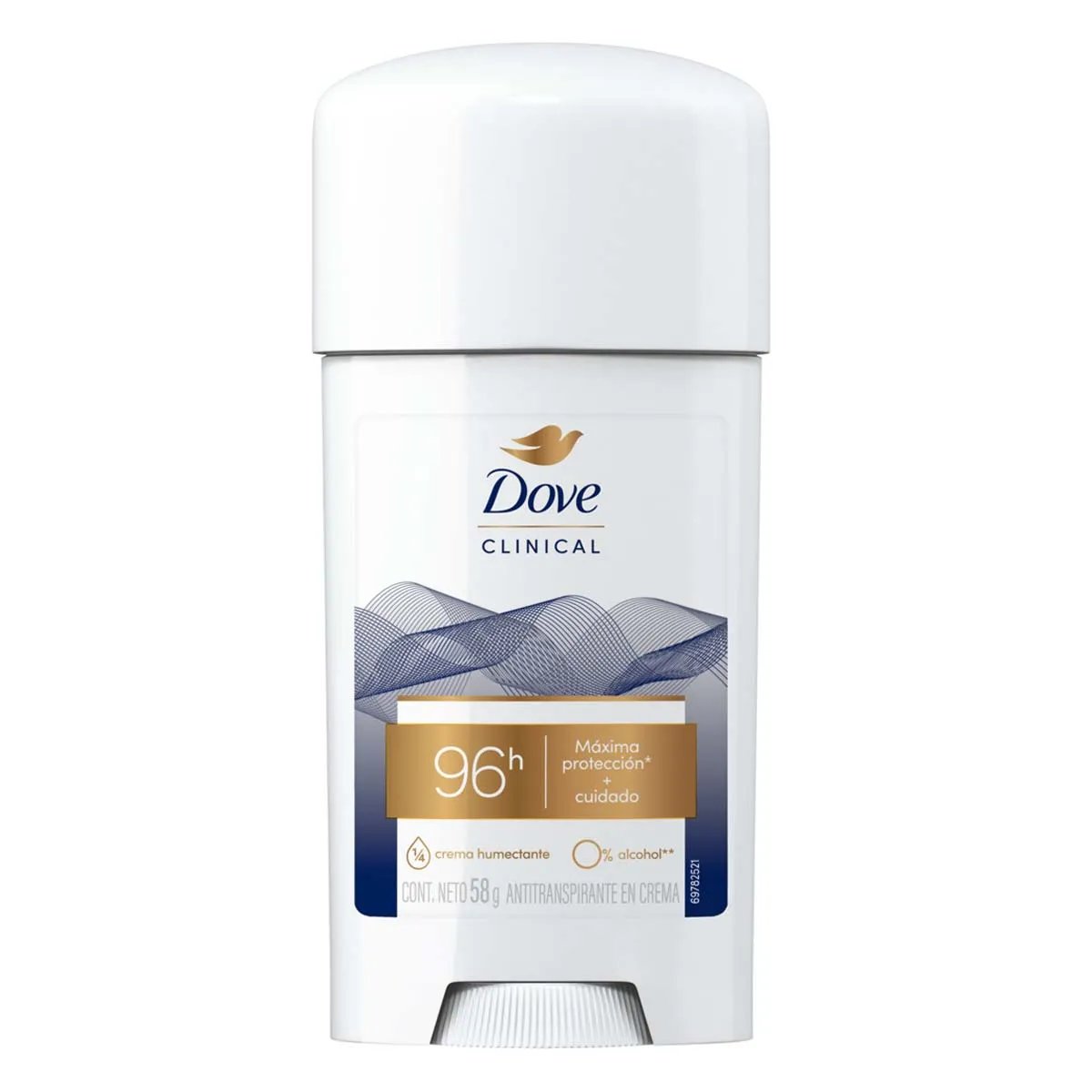 DESOD DOVE CLINICAL 96H CRA 58 G N