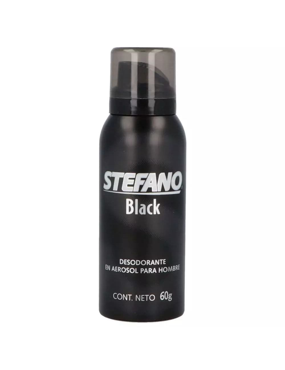 STEFANO MEN BLACK SPRAY 60G