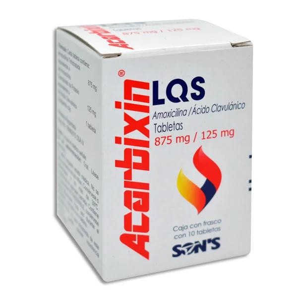 ACARBIXIN 10 TAB 875/125 MG