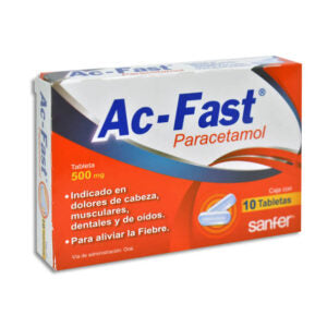 AC-FAST 10 TAB 500 MG
