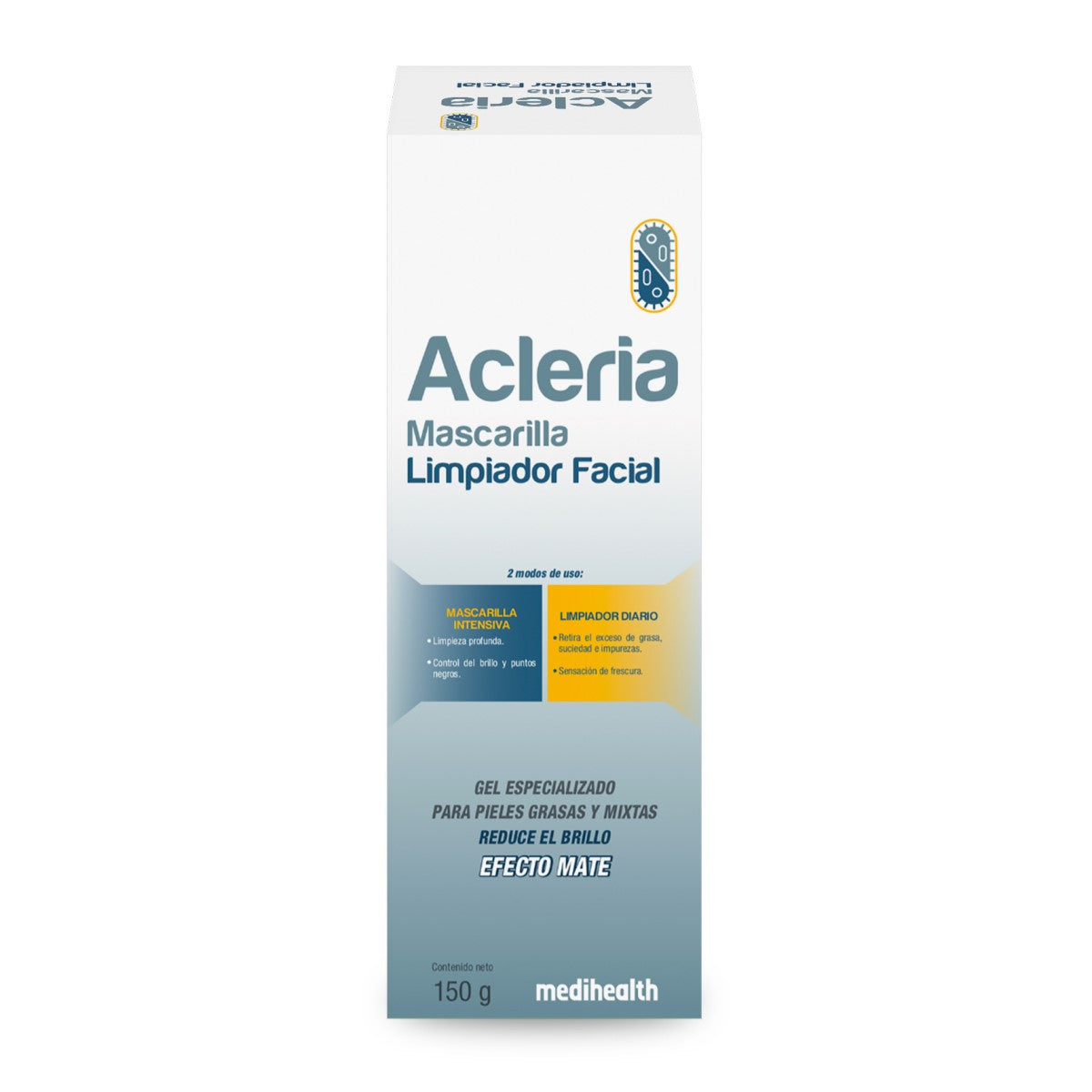 ACLERIA MASC LIMPIA FAC GEL 150G N