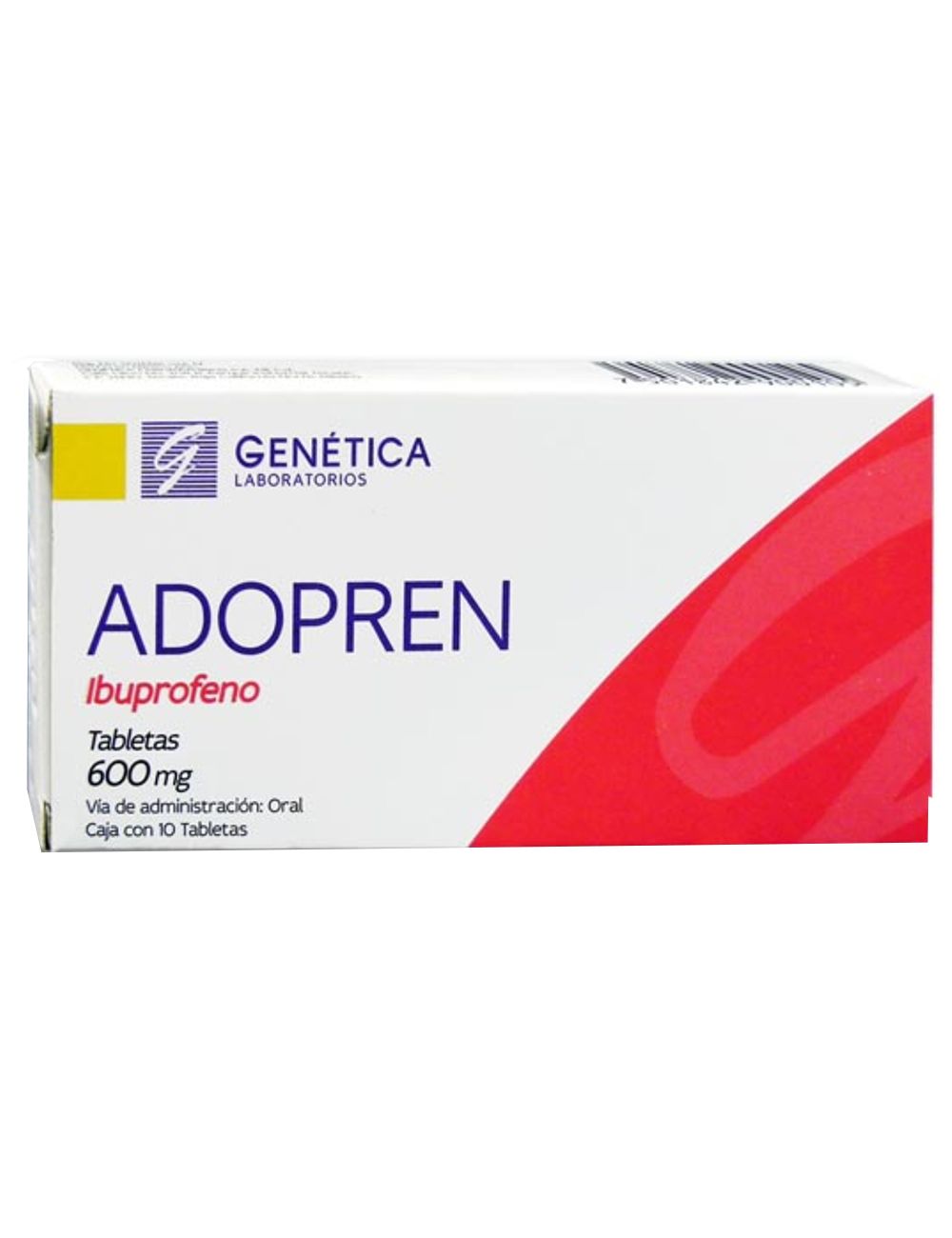 ADOPREN 10 TAB 600 MG