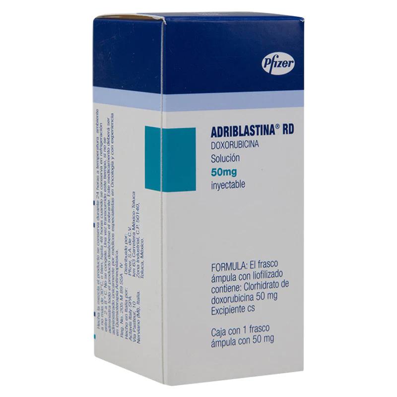 ADRIBLASTINA RD 50MG SOL INY FA