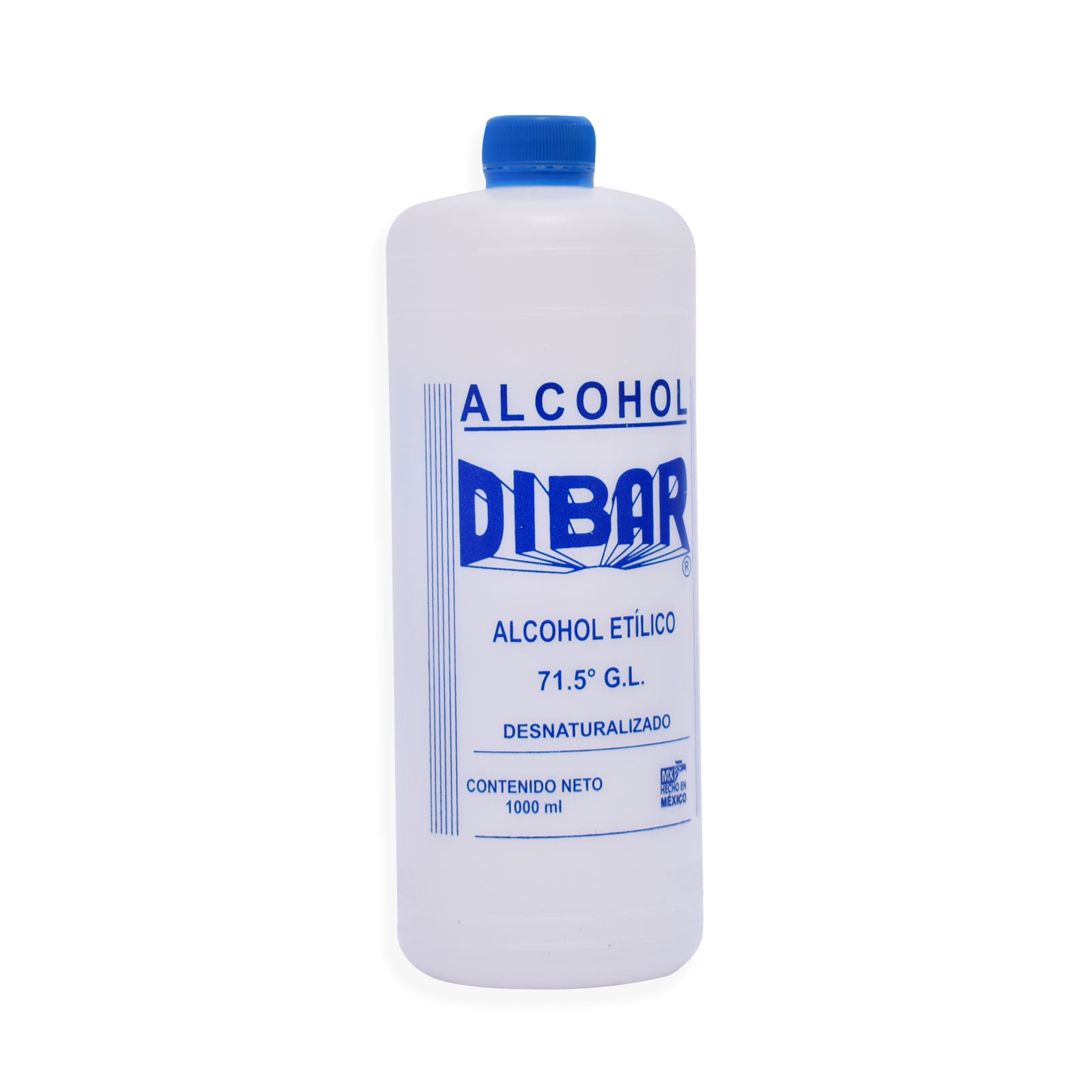 ALCOHOL  DIBAR 1000ML AZUL