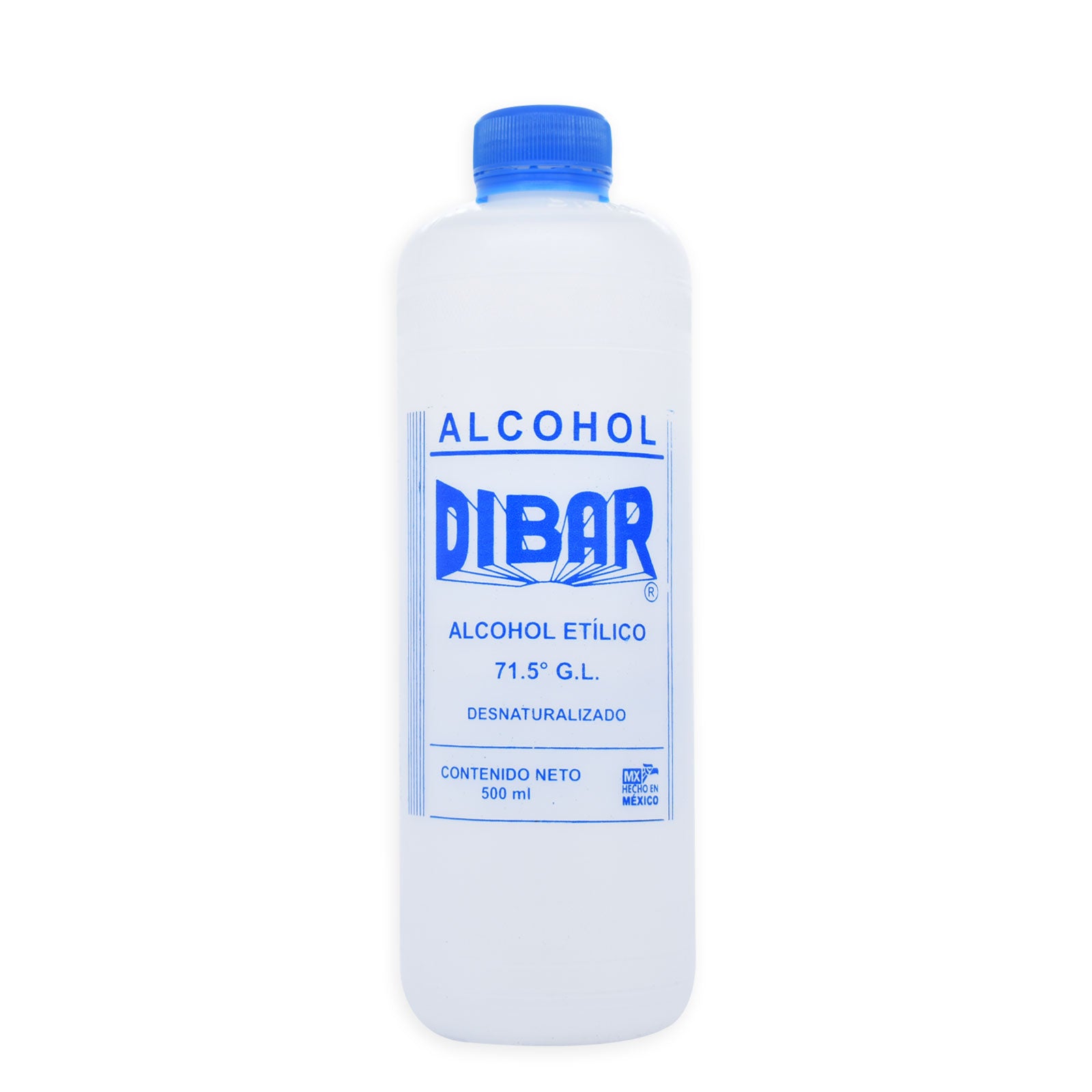 ALCOHOL DIBAR 500ML AZUL