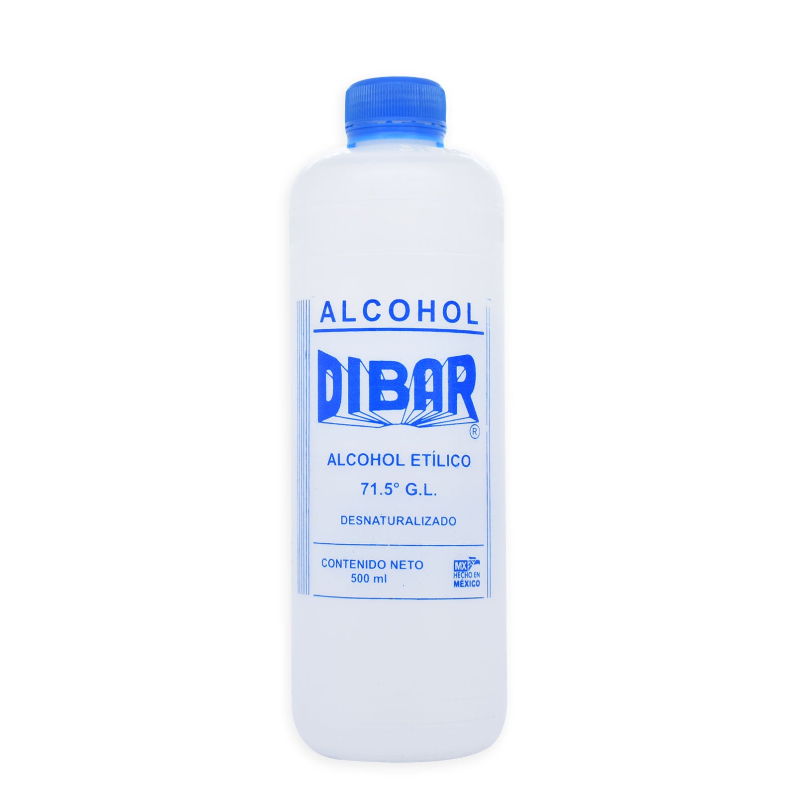 ALCOHOL  DIBAR 500ML AZUL