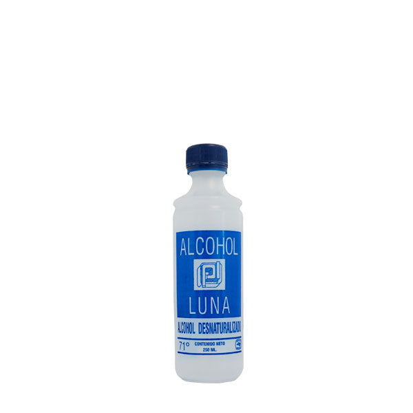 ALCOHOL  LUNA 250ML AZUL