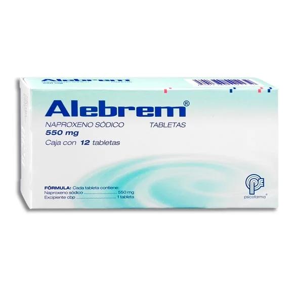 ALEBREM 12 TAB 550 MG