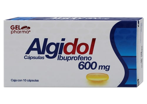 ALGIDOL 10 CAPS 600 MG