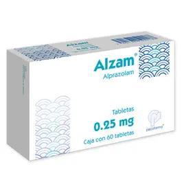 ALZAM 0.25MG (C) TAB 60