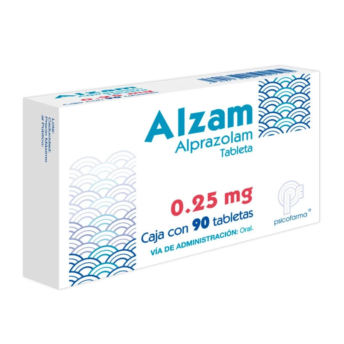 ALZAM 0.25MG(C) TAB 90