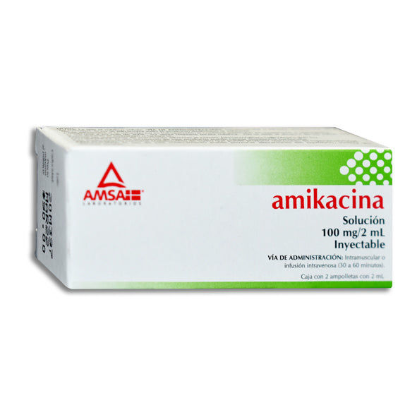 AMIKACINA 2 AMP 100MG   AMSA