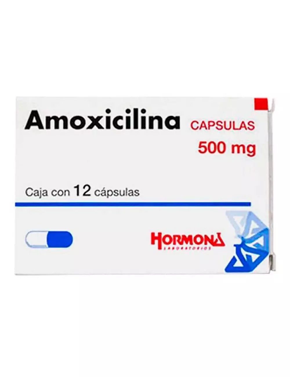 AMOXICILINA 12 CAPS 500 MG