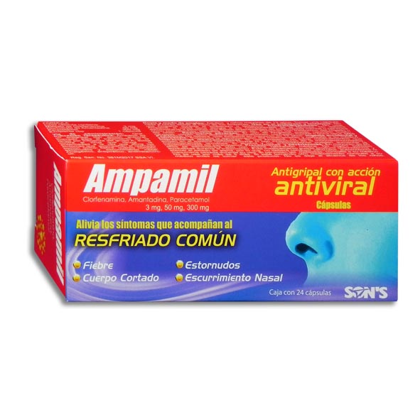 AMPAMIL 24 CAPS 50/3/300 MG