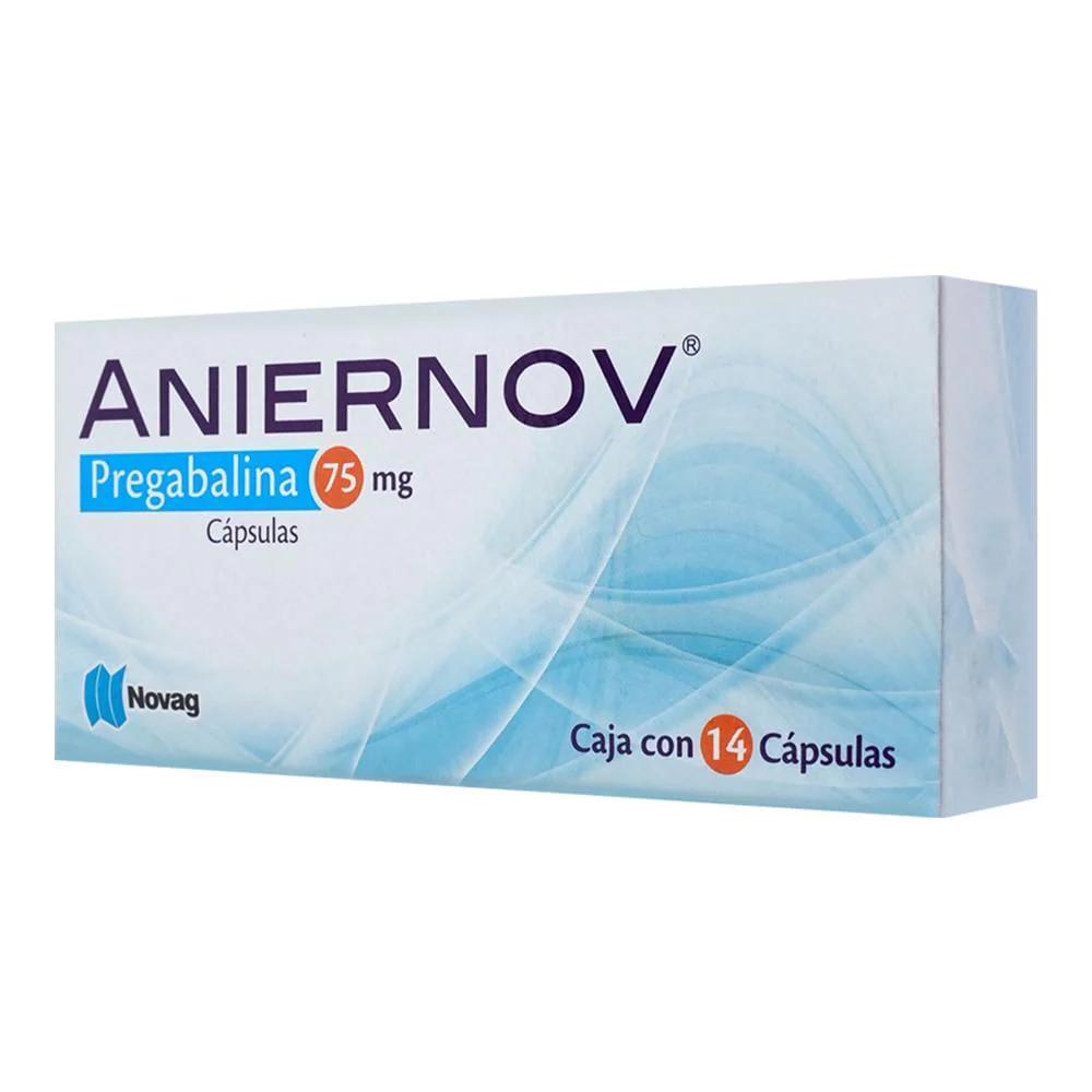 ANIERNOV 14 CAPS 75 MG