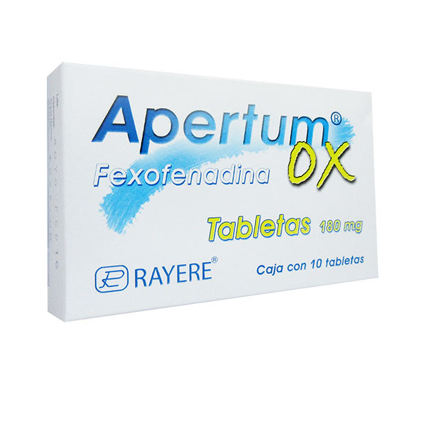 APERTUM OX 10 TAB 180 MG