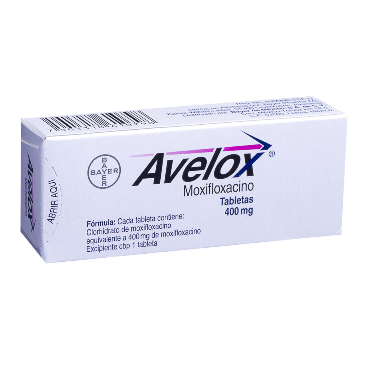 AVELOX 400 MG 7 TAB
